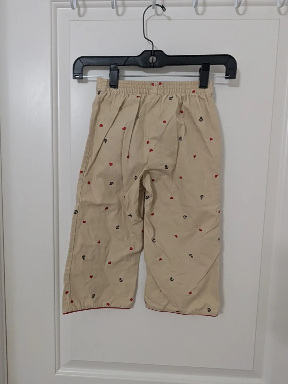 Vintage Gymboree Bon Voyage Heart Anchor Pants Girls 4T Y2K 2006